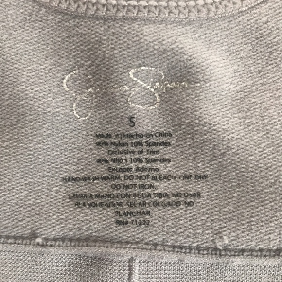 JESSICA SIMPSON Comfort Lace Stretch Shelf Bra Grey - Picture 5 of 6